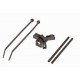 Antenna support for tailboom, black