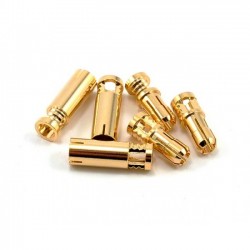 RCPROPLUS Supra-X 4mm Bullet Connector (10M,10F)