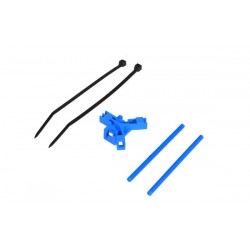 Antenna support for tailboom, blue