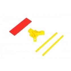 Antenna support flat mounting, yellow