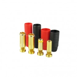 Gold connector | AS150 | Ø7,0mm | anti spark | 1 set