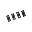 Servo distance plates, LOGO plastic-chassis