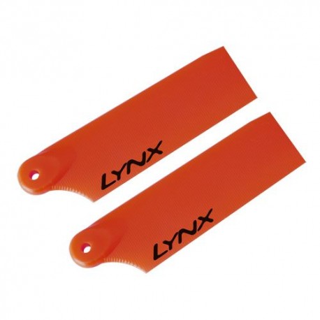 Lynx Plastic Tail Blade 47 mm - Orange Neon