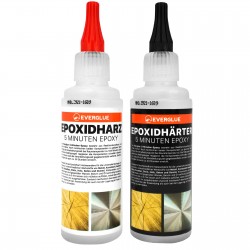 5 minute epoxy 1:1 epoxy resin 200g (A+B) dosing bottles